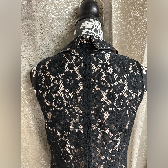 J. Crew Black Lace Dress Sz 4 - Picture 4 of 4
